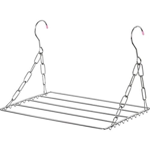 Multifunctional Clothes Drying Rack, Stainless Steel Laundry Garment Drying Hanger for Hanging Clothes, Towels, Socks