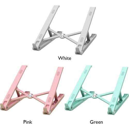 VODOOL D25 Laptop Holder Stand Support Riser Height Adjustable Foldable Portable Bracket Base for 11-17 inch Tablet Notebook PC