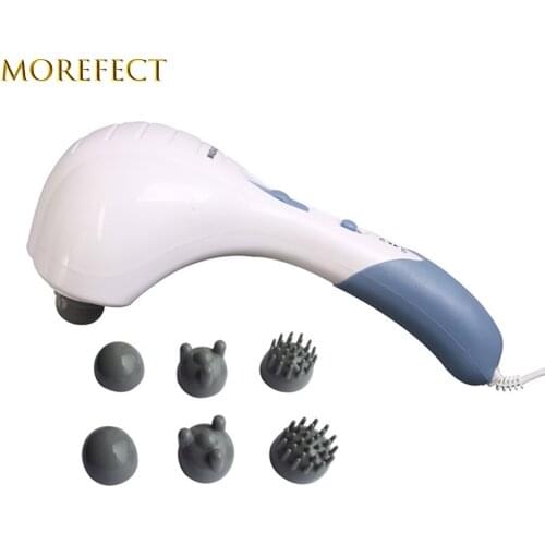 Handheld Back Massage Hammer Vibration Infrared Stick Roller Cervical Body Massager