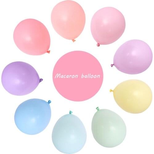 Colorful macaron Latex balloons Pastel Candy Balloon Wedding Happy Birthday Party Decoration Girl Boy Baby Shower Globos latex