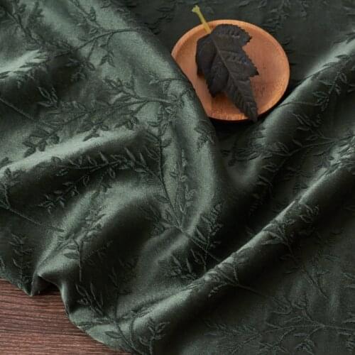 Silk stretch jacquard soft vintage top cheongsam high-grade clothing designer original fabrics for patchwork