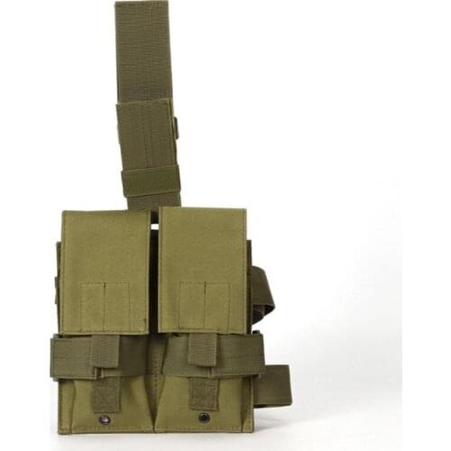 Tactical M4 Clip Holster Military MOLLE Pistol Drop Leg Thigh Holster Pouch Outdoor Holster Cartridge Clip 5.56 .223 Pouch