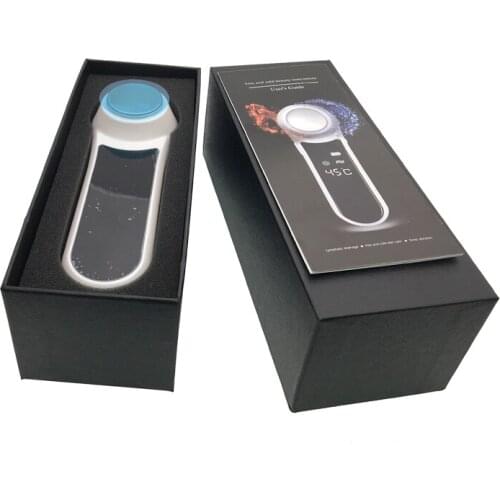 Heating and Cooling Face Eye Care Lymphatic Detox Shrink Pores Skin Firming Hot Cold Hammer Ultrasonic Vibration Facial Massager