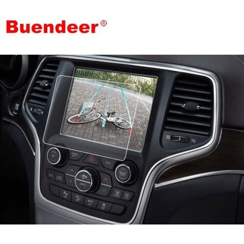 Buendeer 8.4 Inch GPS Screen Protector for Jeep Cherokee,Grand Cherokee,Compass,for Jeep Renegade Uconnect,Wrangler, Gladiator