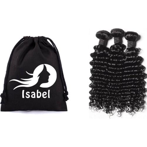 25x32cm Personalized Hair Extension Wig Canvas Bags Custom Name Women Hair Bundles Canvas Packing Bag Unique Gifts Holder Bags