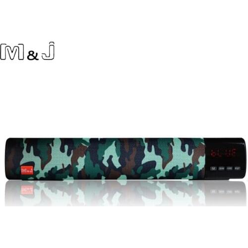 M&J Wireless Bluetooth Speaker 10w 3D Stereo Sound System Support TF Card FM USB AUX For Home Theater TV PC Smartphone Speaker