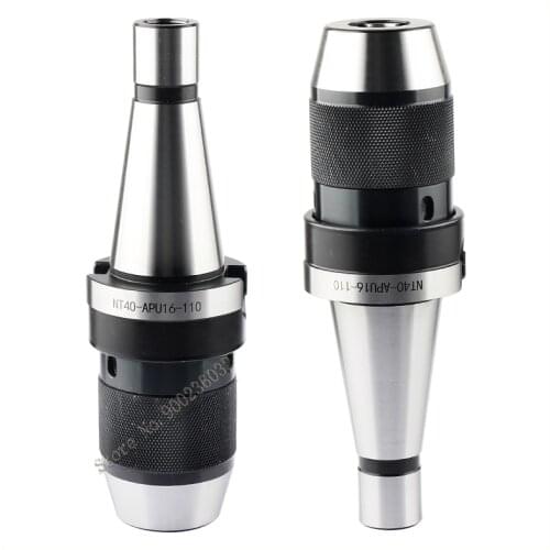 Turret milling machine self-tightening drill chuck NT30 APU13 08 NT40 all-in-one shank NT50 APU16