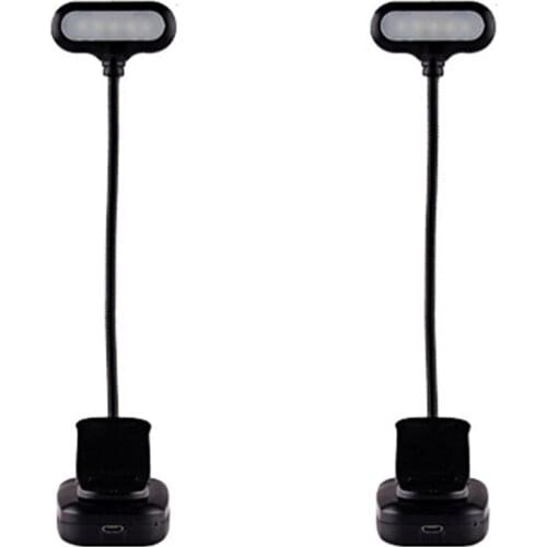 Creative Student Eye Protection Bedside Reading Clip USB Charging Battery Hose Led Desk Lamp