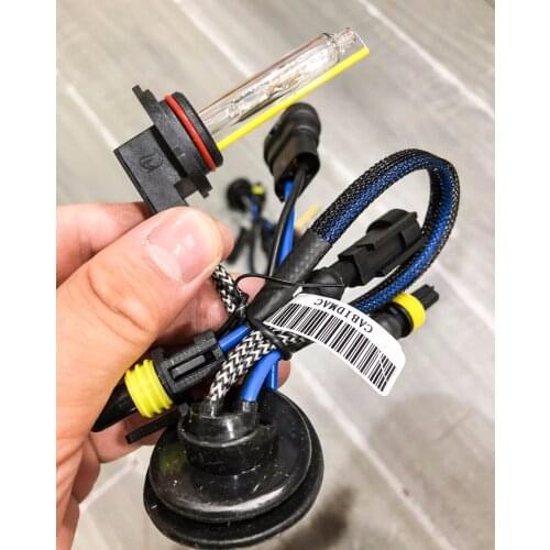 1 Pair 12V 55W 3500LM 9012 HIR2 AC HID Xenon Replacement Headlamps Bulbs Metal Base High Lumen Fast Bright 5500K Bright Ballast