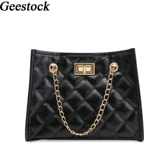 Diamond Lattice PU Small Chain Bag Shoulder For Women 2021 Mini Phone Fashion Crossbody Bag Female Trend Handbag Messenger Bags