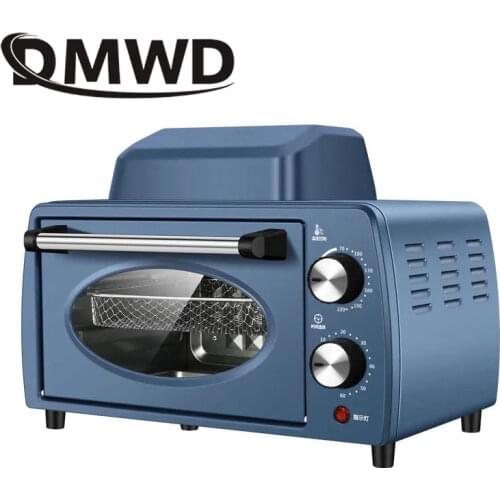 DMWD Multifunctional Convection Oven 20L Timer Control Biscuit Pizza Bread Cake Baking Grill Barbecue Toaster Breakfast Bakery