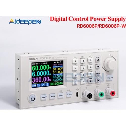 RD Riden RD6006P RD6006PW USB WiFi DC DC Voltage Current Step down Power Supply Multimeter Buck Adjustable Converter 60V 6A