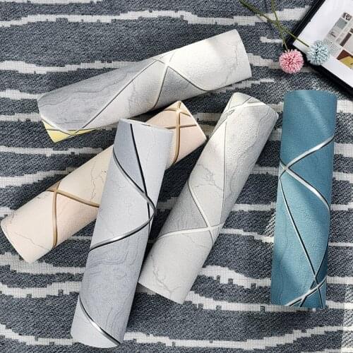 53CMX9.5M European Wallpaper TV Background Wall Living Room Bedroom Imitation Wall Covering Simple Modern Luxury Deerskin Velvet