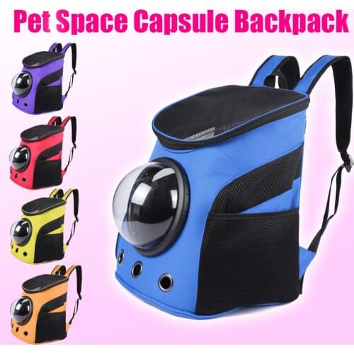 Pet Carrier Astronaut Space Capsule Backpack For Cats Small Dogs Portable Doggie Kitten Cat Travel Bag Outdoor Puppy Supplies