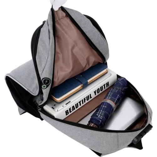 Outdoor password lock anti-theft backpack shoulder bag new USB charging business travel computer bag