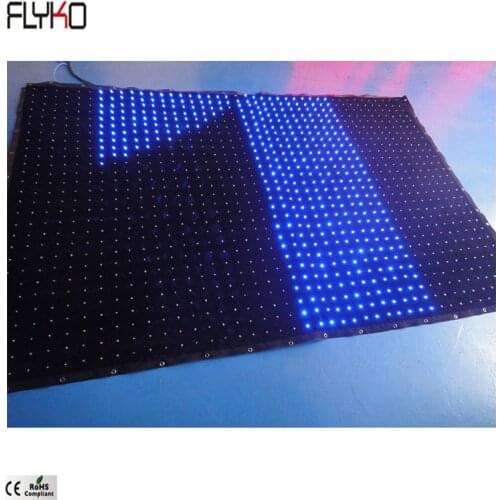 Led curtain for stage background P7cm 2x3m Factory price changeable and flexible high quality
