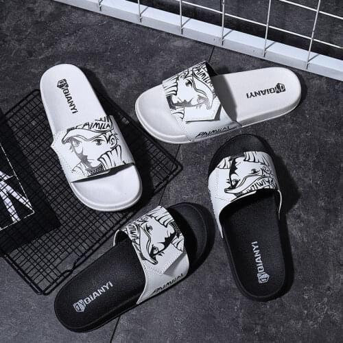 Slipper men autumn and winter couple indoor home non-slip thick bottom warm magic paste slippers female slippers