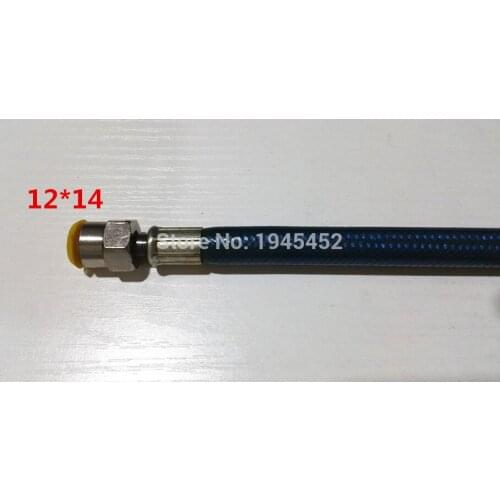 Resistant pressure 2500bar high pressure diesel pipe fuel delivery tube for Bossch Densso Delphii common rail test bench,M12*14