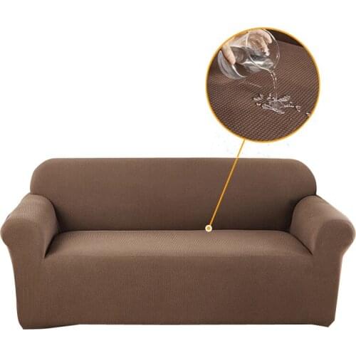 Waterproof Couch Cover Waterproof Sofa Cover Stretch Jacquard Sofa Slipcover Leakproof Furniture Protector for Kids Pets Dog