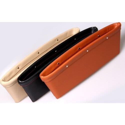 1Piece Car Seat Box Leak-Proof Sundries Mobile Phone Box Car Trash Can Sewing Storage Bag Decoration Car Cover In Car Styling