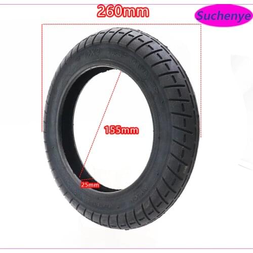 10 inch 10x2 Electric Scooter Butyl Rubber Inner Tube E-scooter Pneumatic Inner Wheel Tyres for Xiaomi M365 PRO