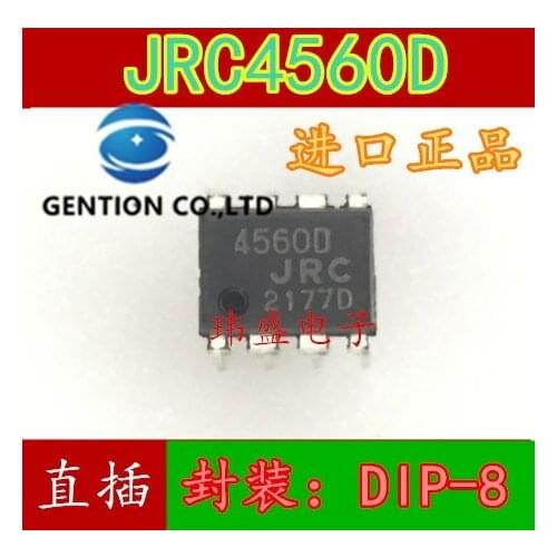 10PCS NJM4560D JRC4560 DIP-8 dual operational amplifier on the spot in stock 100% new and original