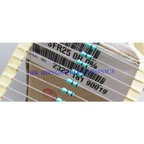 100PCS SFR25000Z0000ZA500 0R 0 ohm 0207 0.4W Resistor