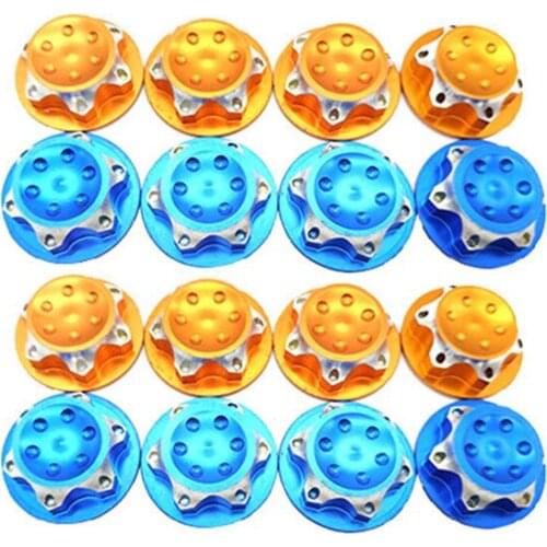 4pcs 17MM Dustproof Coupler Nut Cover Lock Nuts Adapter for 1/8 Scale TEAM C HSP 94762 RC Off-Road Truck Accessories