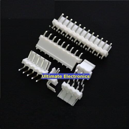 40PCS Curved needle VH3.96mm Connector / Terminal Blocks VH3.96mm 2AW 3AW 4AW 5AW 6AW 7AW 8AW 9AW 10AW 11AW