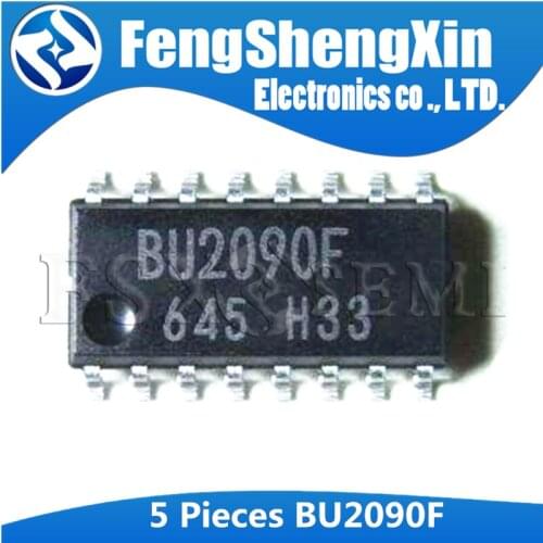 5PCS BU2090F SOP16 BU2090 SOP 2090F SMD SOP-16 12-bit, serial IN, parallel OUT driver