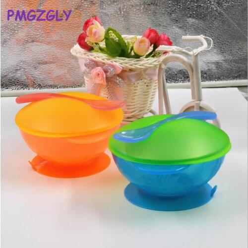 Baby Feeding Dish Food Toddler Newborn Tableware Learning Dishes Baby Food Dinnerware Training Bowl With Spoon For Kids Spoon