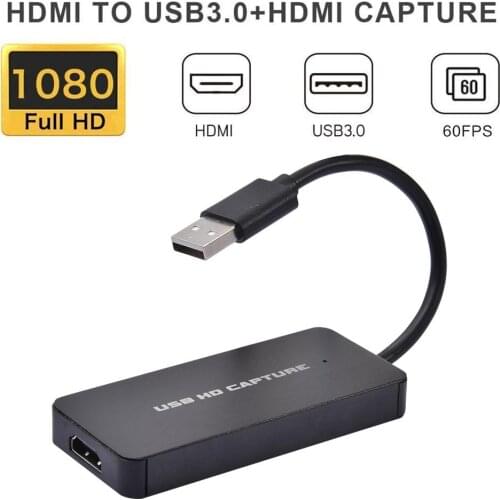 Mini Video Capture Card USB 2.0 HDMI 1080P 60fps HD Video Capture Card For PS4 Game HD Camera Recording Youtube Live Streaming