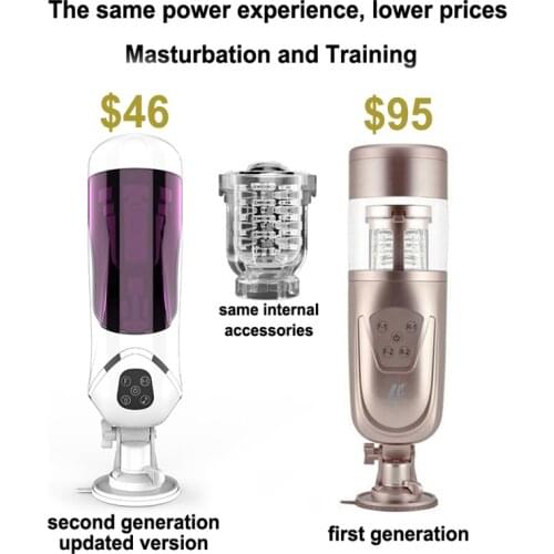 Best Automatic Telescopic Masturbation Cup Electric Rotating Retractable Hands Free Male Masturbator Sex Machine Sex Toy for Men