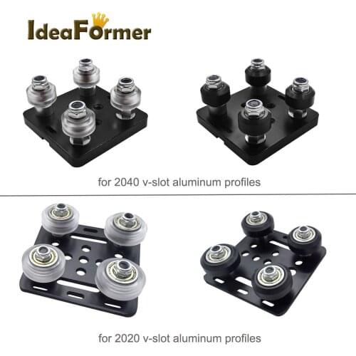 Openbuilds special slide plate 2040 V gantry plat set for aluminum profiles V-slot mini five roulette 3D Printer parts