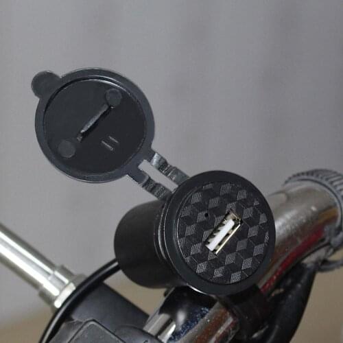 Motorcycle Mobile Phone Charger 12V Waterproof Car Single Usb Port 1.5A With Bracket