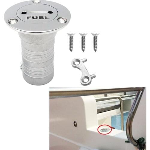 Stainless Steel BOAT DECK FILLER-Petrol/Fuel/Gas/Water-Tank Deck Fill Cap