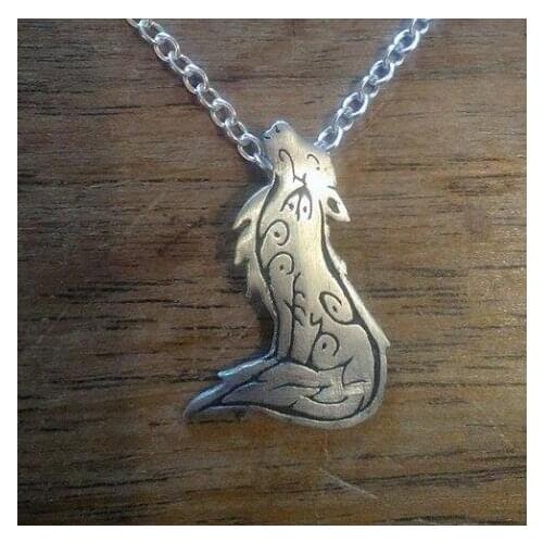 SanLan wolf necklace Nature Jewelry
