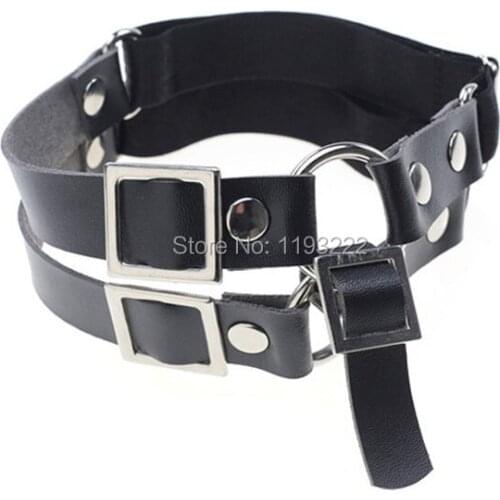 Sexy Handmade Cos Cosplay Killer Detachable O Round Punk Gothic Leg Garter Belt Adjustable Suspender Loop Strap