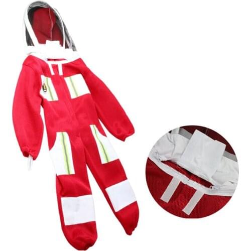 Child Full Body Beekeeping Clothing Suit Jacket Protective Beekeeping Suit Little Kid Farm Visitor Protect Bee Suit 1set
