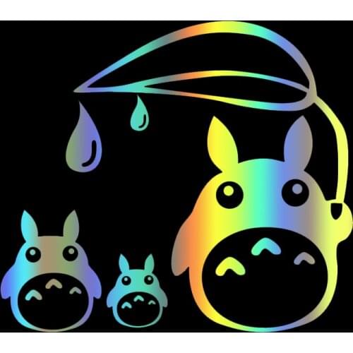 S51026 Various Sizes/Colors Car Stickers Vinyl Decal My Neighbor Totoro Motorcycle Decorative Accessories Creative Waterproof