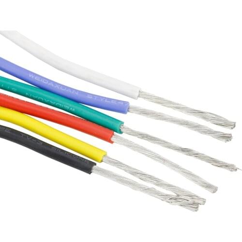 Heat-resistant cable wire Soft silicone wire 12AWG 14AWG 16AWG 18AWG 20AWG 22AWG 24AWG 26AWG 28AWG 30AWG heat-resistant silicone