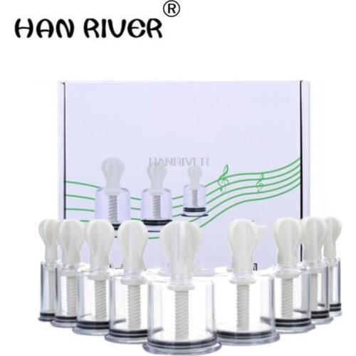 HANRIVER Vacuum cupping, 9 canned household hand twist type magnetic therapy cupping rotary extraction cupping