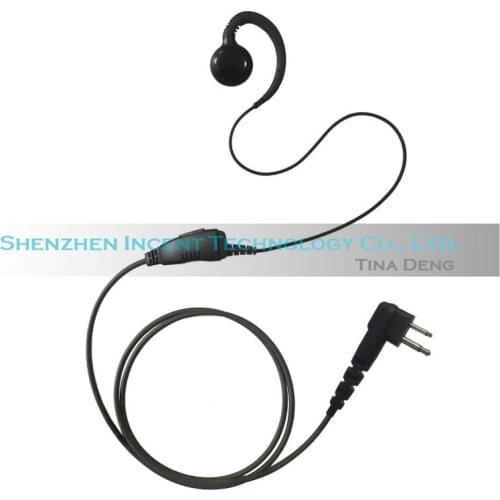 VOIONAIR 20pcs/lot C Shape Outside Ear Ear Hook Earpiece For Motorola Radio 2Pin GP3188 CT150 CP200 CLS1410
