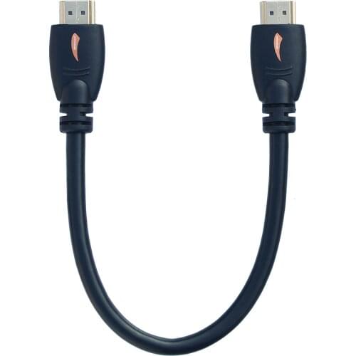 20cm V2.0 HDMI-compatible Cable Male Goldden Plated Short Connector Cable Cord 1080P for TV BOX Computer Moniter