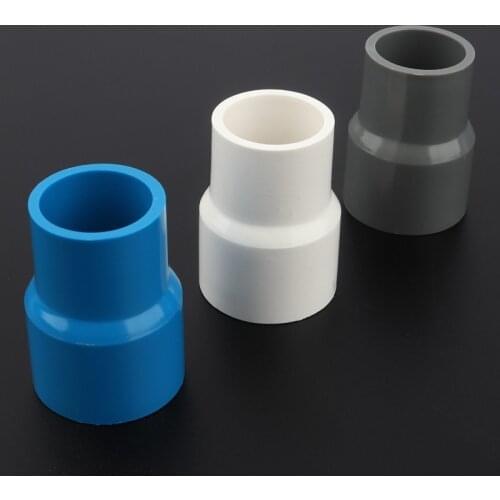 40pcs/lot ID 25 32mm To 20 25mm PVC Reducing Straight Joints Garden Micro Irrigation Water Pipe Connectors Bathroom DIY Tools