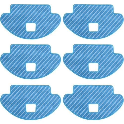 6 pieces/lot Mop cloth for ecovacs Deebot OZMO 930 Robotic Vacuum Cleaner Spare Parts Accessories Replacement Mop Cloths