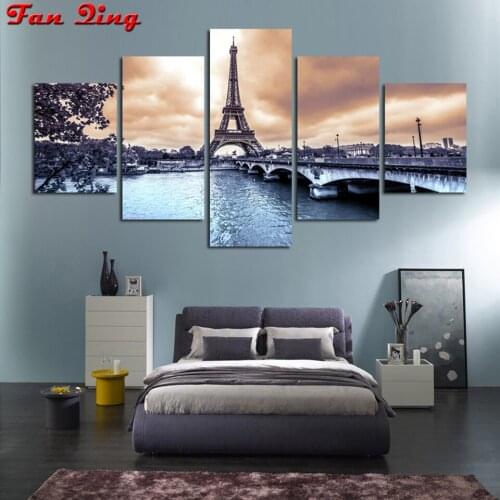 Diamond Painting Paris Tower Picture Of Rhinestones Diamond Embroidery Full Display Handmade Decoration Of Home