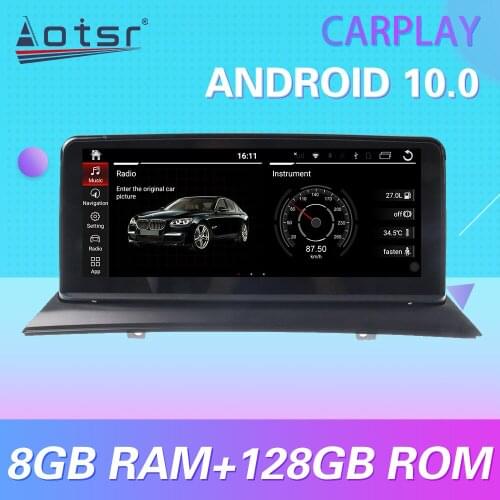 For BMW X3 E83 2004 - 2010 Android 10 Carplay Car Multimedia Radio Player GPS Navigation Stereo Android Car Radio WIFI