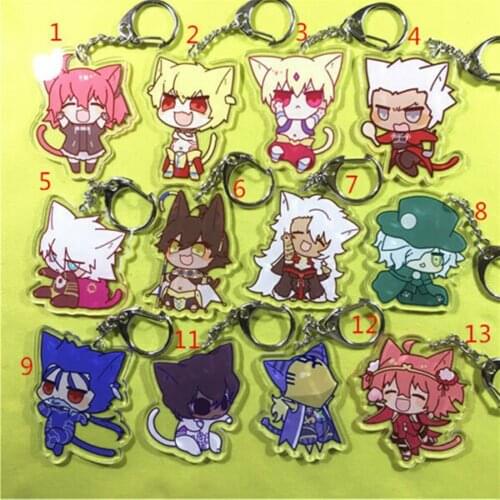 FGO Fate/Grand Order Enkidu Gilgamesh Cú Chulainn Paracelsu Chiro Keychain Keyring Limited Lovely Pendant Thoughtful Gift HOT N