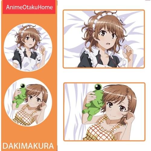 Anime Manga A Certain Scientific Railgun Misaka Mikoto Throw Pillow Cover Hug Pillowcase Otaku Bedding Dakimakura Pillow Case